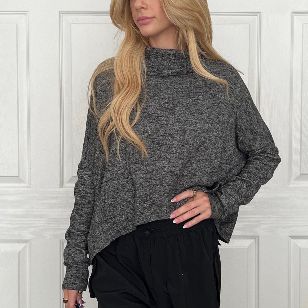 Zara Grey Turtleneck